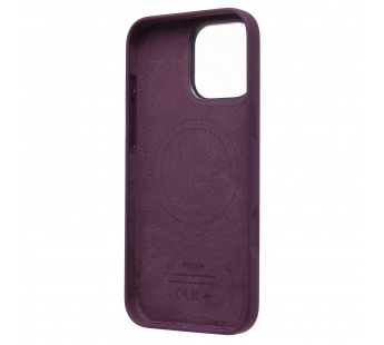 Чехол-накладка ORG Silicone Case SafeMag с анимацией для "Apple iPhone 16 Pro Max" (plum) (236683)#2066892