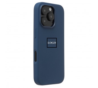 Чехол-накладка ORG Silicone Case SafeMag с анимацией для "Apple iPhone 16 Pro" (denim) (236692)#2066877