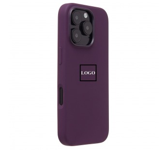Чехол-накладка ORG Silicone Case SafeMag с анимацией для "Apple iPhone 16 Pro" (plum) (236690)#2066865