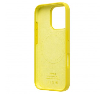 Чехол-накладка ORG Silicone Case SafeMag с анимацией для "Apple iPhone 16 Pro" (star fruit) (236689)#2066860