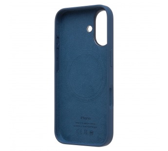 Чехол-накладка ORG Silicone Case SafeMag с анимацией для "Apple iPhone 16" (denim) (236699)#2066848