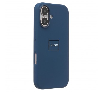 Чехол-накладка ORG Silicone Case SafeMag с анимацией для "Apple iPhone 16" (denim) (236699)#2066849