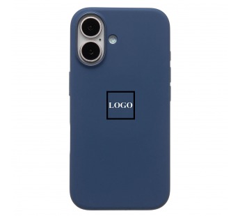 Чехол-накладка ORG Silicone Case SafeMag с анимацией для "Apple iPhone 16" (denim) (236699)#2066851