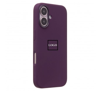 Чехол-накладка ORG Silicone Case SafeMag с анимацией для "Apple iPhone 16" (plum) (236697)#2066837