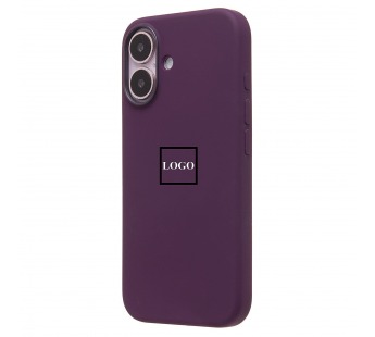 Чехол-накладка ORG Silicone Case SafeMag с анимацией для "Apple iPhone 16" (plum) (236697)#2066838