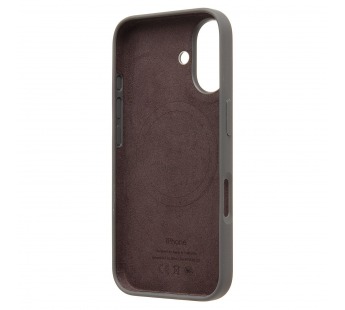 Чехол-накладка ORG Silicone Case SafeMag с анимацией для "Apple iPhone 16" (stone gray) (236702)#2066829