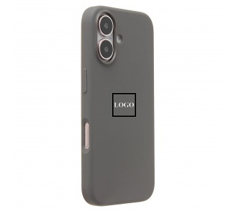Чехол-накладка ORG Silicone Case SafeMag с анимацией для "Apple iPhone 16" (stone gray) (236702)#2066830