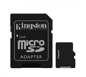 Карта памяти Kingston Copy1 Micro SD (с адаптером), 16gb, черная#2093692