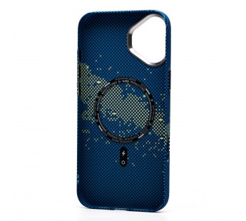 Чехол-накладка Luxo Creative PC  для "Apple iPhone 16 Plus" (135) (blue/green) (235575)#2070841