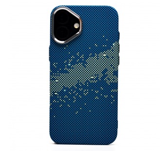 Чехол-накладка Luxo Creative PC  для "Apple iPhone 16 Plus" (135) (blue/green) (235575)#2070843