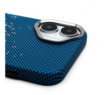 Чехол-накладка Luxo Creative PC  для "Apple iPhone 16 Plus" (135) (blue/green) (235575)#2074522