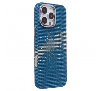 Чехол-накладка Luxo Creative PC  для "Apple iPhone 16 Pro Max" (135) (blue/green) (235579)#2074520