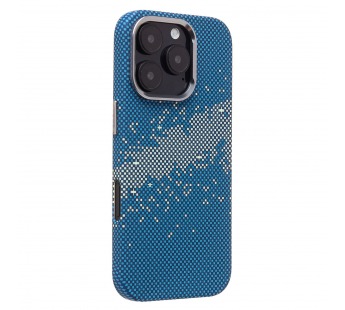 Чехол-накладка Luxo Creative PC  для "Apple iPhone 16 Pro" (135) (blue/green) (235577)#2074518
