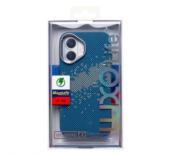 Чехол-накладка Luxo Creative PC  для "Apple iPhone 16" (135) (blue/green) (235573)#2063689