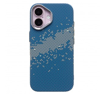 Чехол-накладка Luxo Creative PC  для "Apple iPhone 16" (135) (blue/green) (235573)#2070861