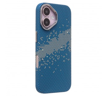 Чехол-накладка Luxo Creative PC  для "Apple iPhone 16" (135) (blue/green) (235573)#2074516