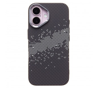 Чехол-накладка Luxo Creative PC для "Apple iPhone 16" (136) (black/gray) (235574)#2070770