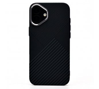 Чехол-накладка Luxo Creative PC  для "Apple iPhone 16 Plus" (122) (black) (235592)#2070773