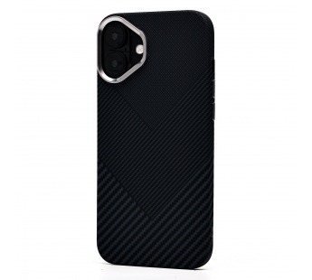 Чехол-накладка Luxo Creative PC  для "Apple iPhone 16 Plus" (124) (black) (235594)#2074512