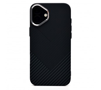 Чехол-накладка Luxo Creative PC  для "Apple iPhone 16 Plus" (124) (black) (235594)#2070778