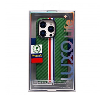 Чехол-накладка Luxo Creative PC  для "Apple iPhone 16 Pro Max" (131) (green/multicolor) (235623)#2063015