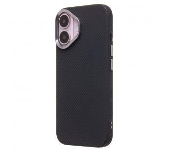 Чехол-накладка Luxo Creative PC  для "Apple iPhone 16" (123) (black) (235582)#2070824