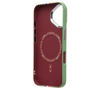 Чехол-накладка Luxo Creative PC  для "Apple iPhone 16" (131) (green/multicolor) (235590)#2070838