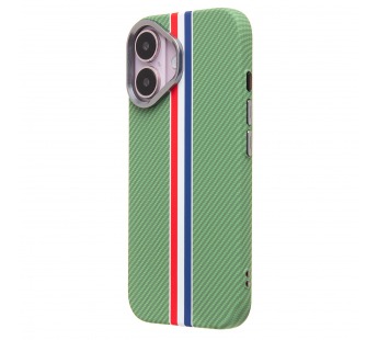 Чехол-накладка Luxo Creative PC  для "Apple iPhone 16" (131) (green/multicolor) (235590)#2070839