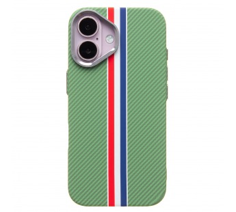 Чехол-накладка Luxo Creative PC  для "Apple iPhone 16" (131) (green/multicolor) (235590)#2070840