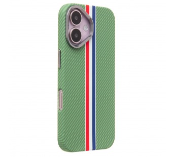 Чехол-накладка Luxo Creative PC  для "Apple iPhone 16" (131) (green/multicolor) (235590)#2074529