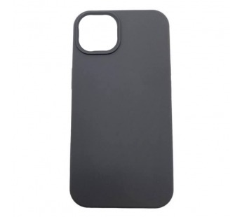 Чехол iPhone 14 Silicone Case (c Лого) №15 Серая Сажа#2061992