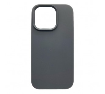 Чехол iPhone 14 Pro Max Silicone Case (c Лого) №15 Серая Сажа#2061993