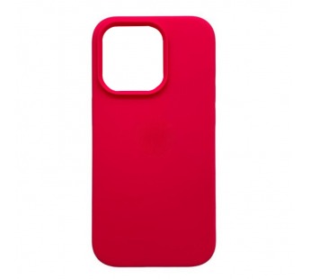 Чехол iPhone 14 Pro Max Silicone Case (c Лого) №62 Фуксия#2061891