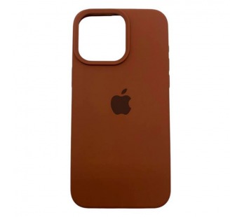 Чехол iPhone 15 Pro Max Silicone Case (c Лого) №32 Коричневый#2062351
