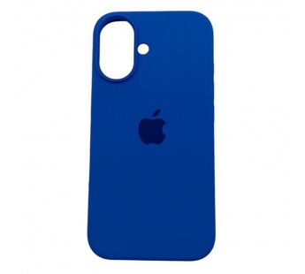 Чехол iPhone 16 Silicone Case (c Лого) №03 Глубокое Синее Озеро#2062641