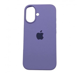 Чехол iPhone 16 Silicone Case (c Лого) №47 Элегантный Фиолетовый#2062629