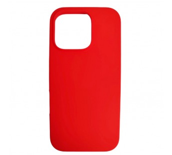 Чехол iPhone 16 Pro Max Silicone Case (c Лого) №14 Красный#2061989