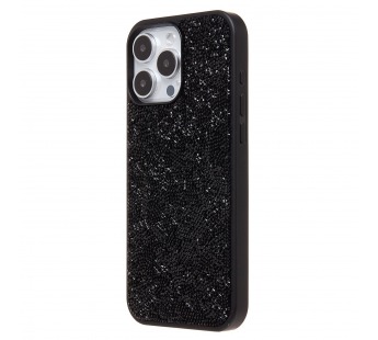 Чехол-накладка - PC071 POSH SHINE для "Apple iPhone 16 Pro Max" россыпь кристаллов (black) (236537)#2066684