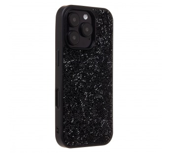 Чехол-накладка - PC071 POSH SHINE для "Apple iPhone 16 Pro" россыпь кристаллов (black) (236539)#2069151
