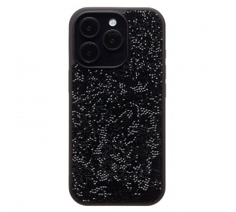 Чехол-накладка - PC071 POSH SHINE для "Apple iPhone 16 Pro" россыпь кристаллов (black) (236539)#2069153