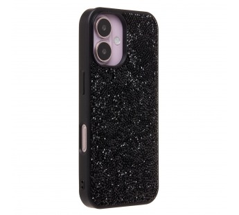 Чехол-накладка - PC071 POSH SHINE для "Apple iPhone 16" россыпь кристаллов (black) (236541)#2063718