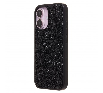 Чехол-накладка - PC071 POSH SHINE для "Apple iPhone 16" россыпь кристаллов (black) (236541)#2063719