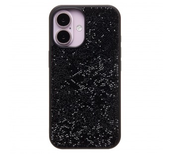 Чехол-накладка - PC071 POSH SHINE для "Apple iPhone 16" россыпь кристаллов (black) (236541)#2063720