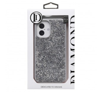 Чехол-накладка - PC071 POSH SHINE для "Apple iPhone 16" россыпь кристаллов (silver) (236542)#2095753