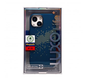 Чехол-накладка Luxo Creative PC  для "Apple iPhone 15" (135) (blue/green) (235831)#2063144