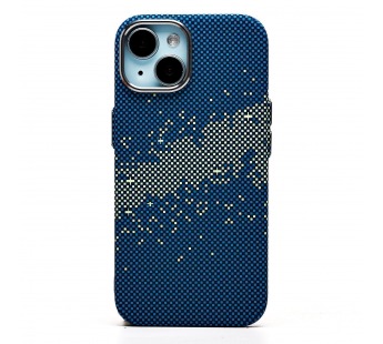 Чехол-накладка Luxo Creative PC  для "Apple iPhone 15" (135) (blue/green) (235831)#2070431