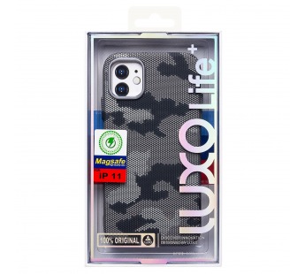 Чехол-накладка Luxo Creative PC  для "Apple iPhone 11" (126) (black/gray) (235891)#2063429