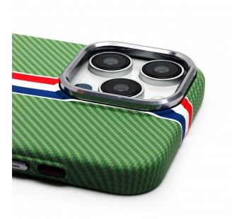 Чехол-накладка Luxo Creative PC  для "Apple iPhone 15 Pro Max" (131) (green/multicolor) (235868)#2074485