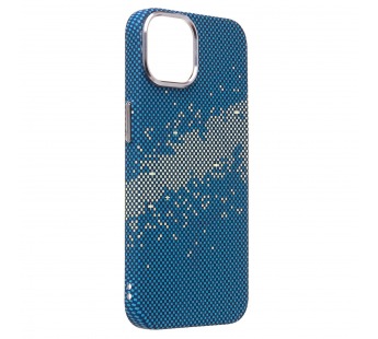 Чехол-накладка Luxo Creative PC  для "Apple iPhone 14" (135) (blue/green) (235872)#2074491