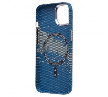 Чехол-накладка Luxo Creative PC  для "Apple iPhone 14" (135) (blue/green) (235872)#2070305
